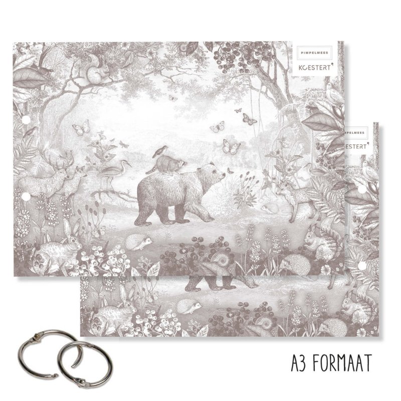 XXL bewaarbundel bosdieren Pimpelmees x Koestert