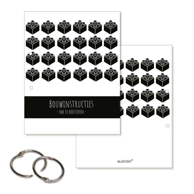 Bewaarbundel lego duplo zwart-wit