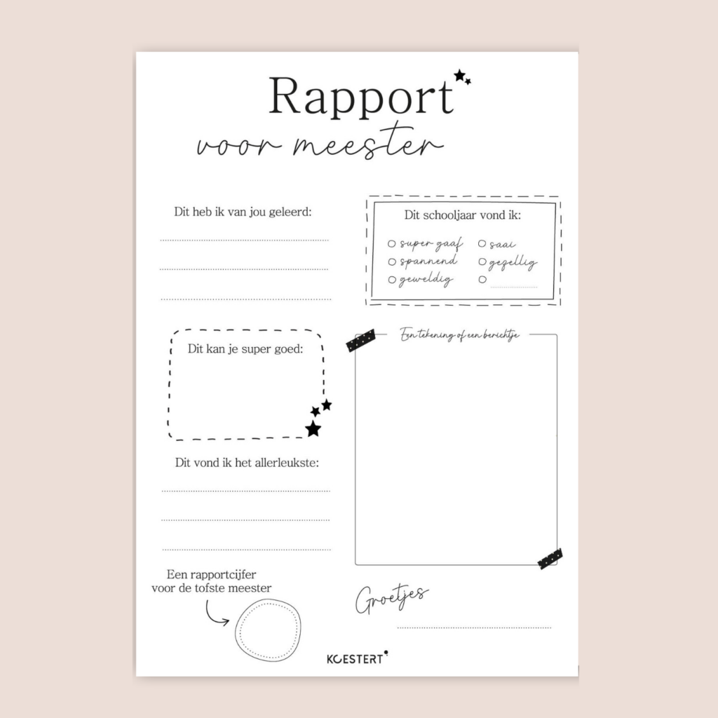 rapport-voor-meester-printable