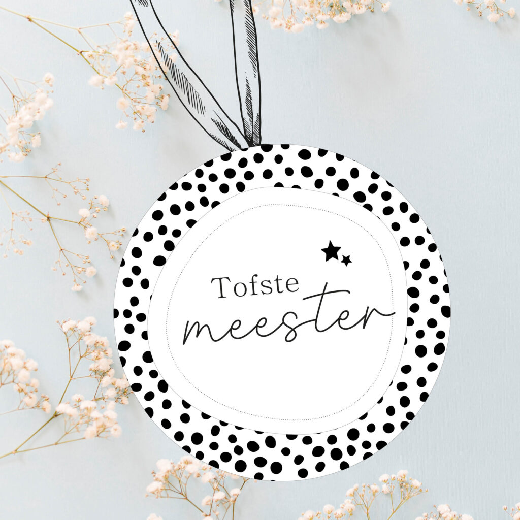 Medaille voor meester printable