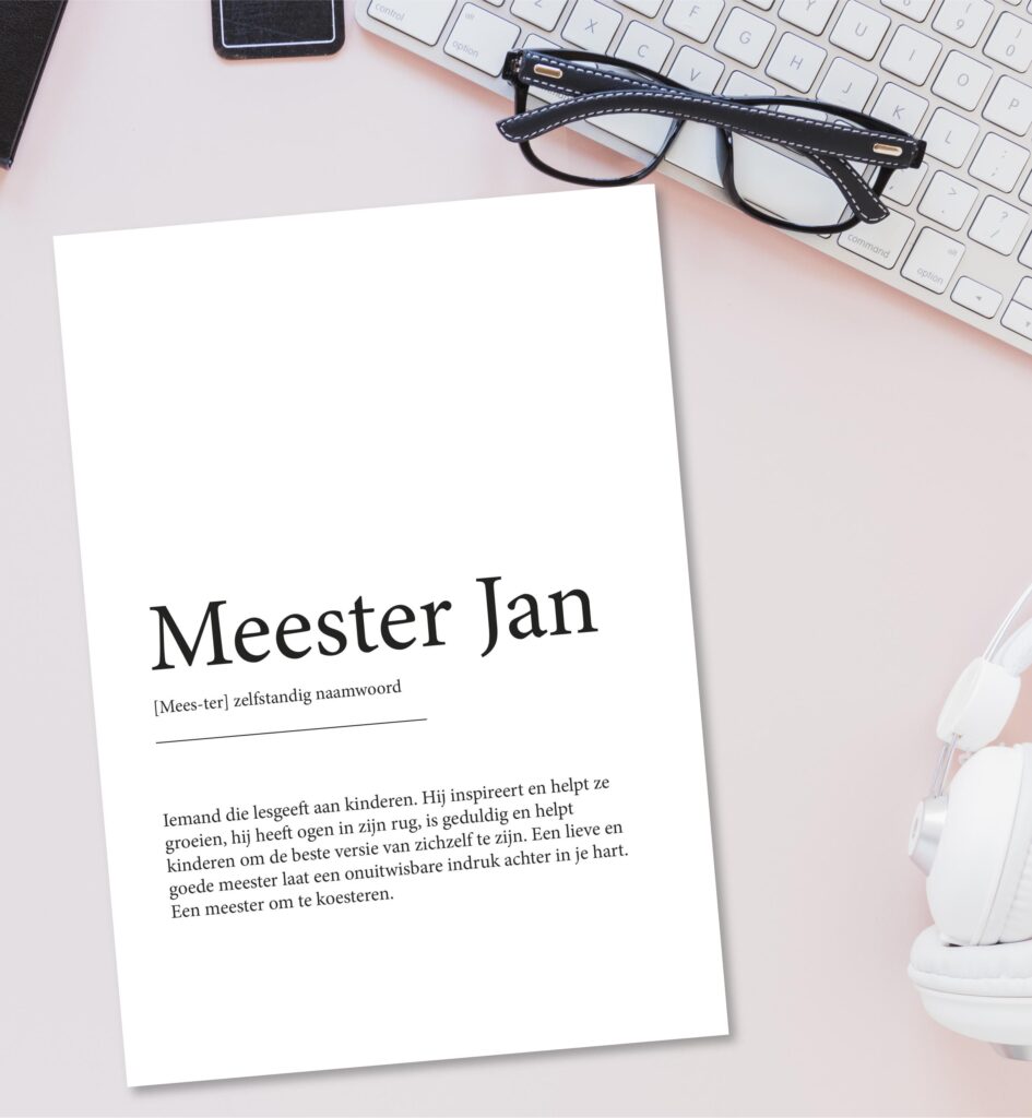 poster-meester-printable-betekenis-met-naam-