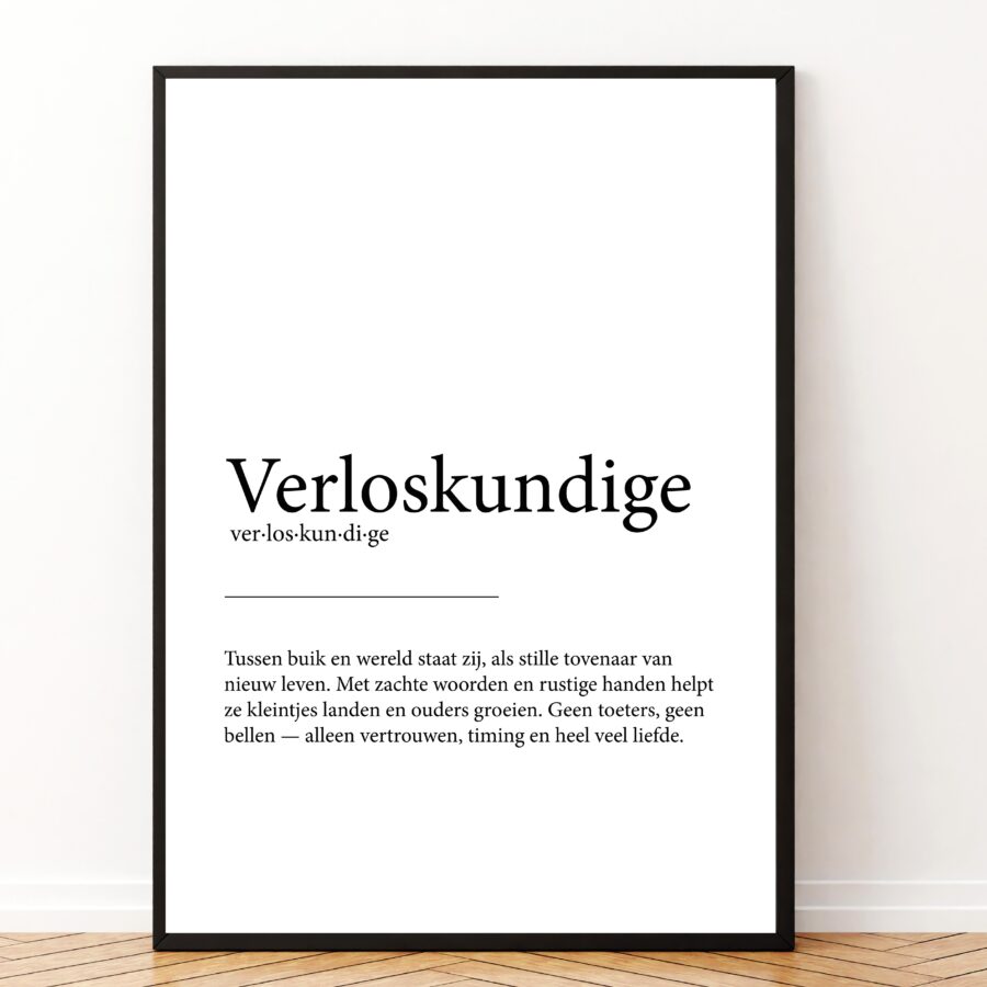 poster-verloskundige-betekenis-cadeau-koestert