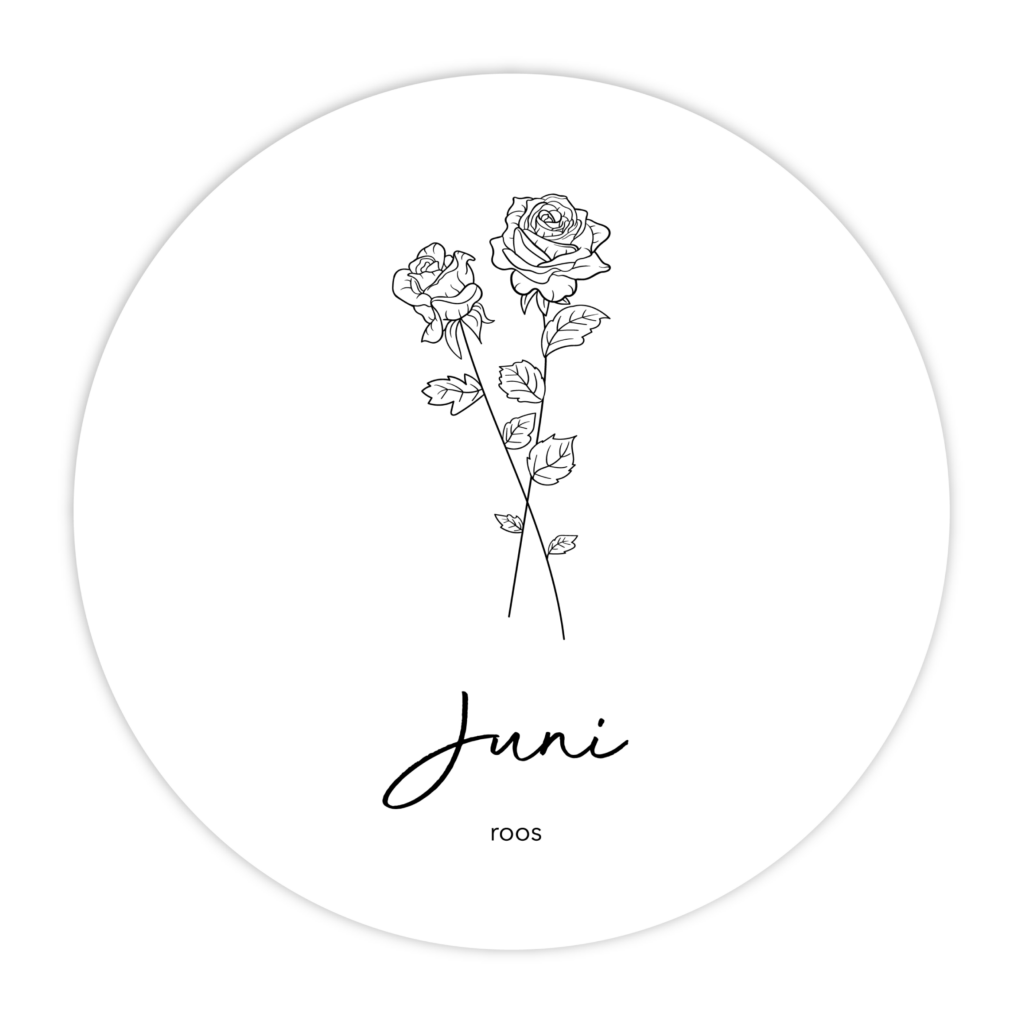 MUURCIRKEL-GEBOORTEBLOEM-JUNI