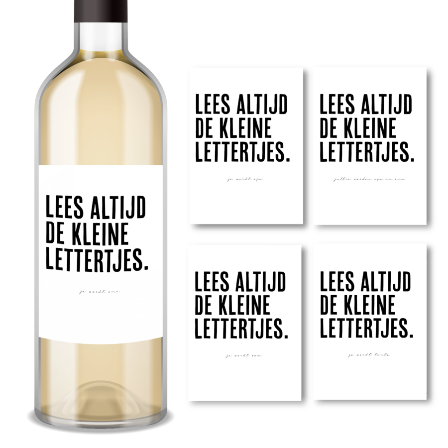 wijnfles-etiket-zwangerschapsaankondiging-kleine-lettertjes