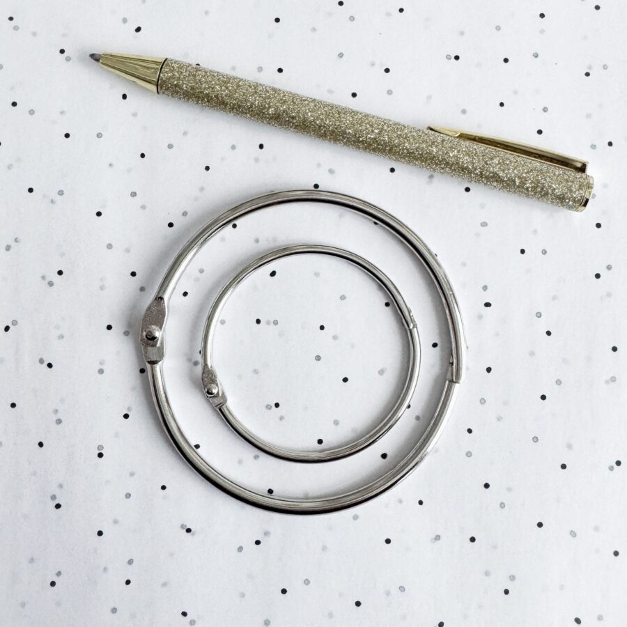 XXL scharnierringen bewaarbundel